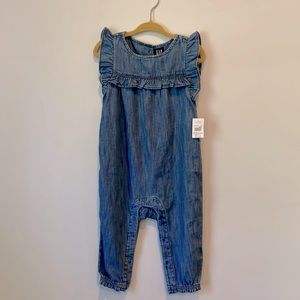 Gap Denim romper 12-18 months NWT